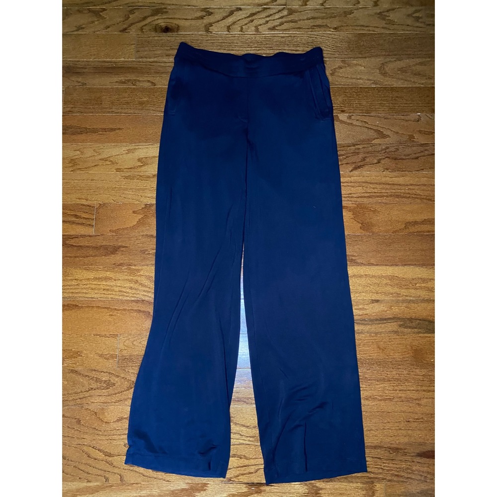 J Jill Eco-Terry Black Wide Leg Yoga Pants‎ Size XS